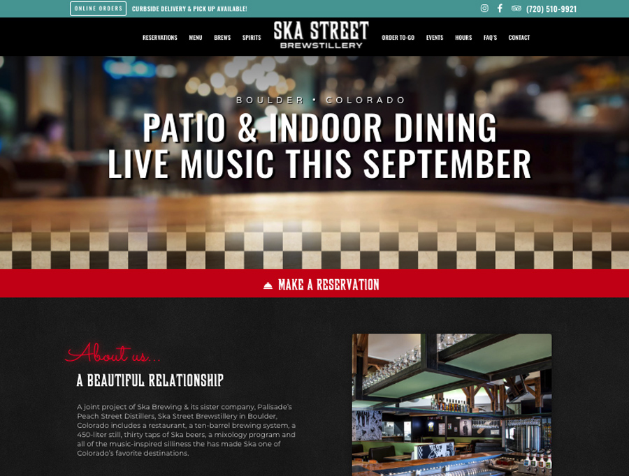 website branding and design by Under the Sun Graphics, Durango, CO